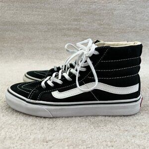 Vans Sk8-Hi Black and White High Top Sneakers Shoes 6.5